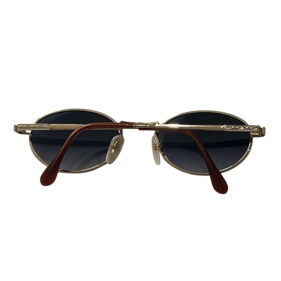 Vintage American Safety Round Sunglasses in Gold
